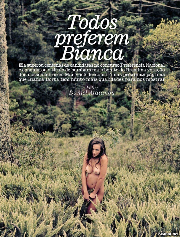 Bianca Borba nua na revista playboy em fevereiro de 2013