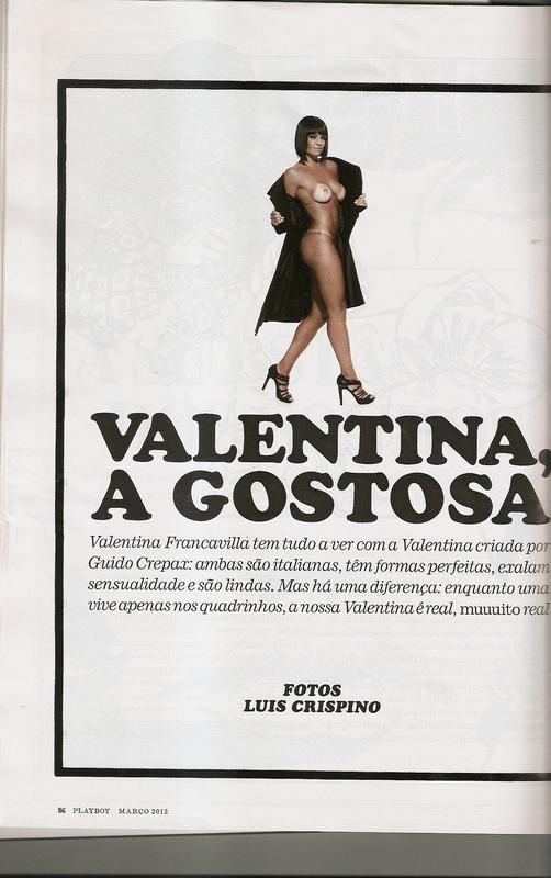 Valentina Francavilla nua na playboy em março de 2012