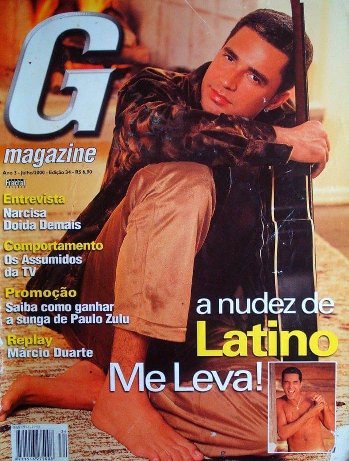 Cantor Latino nu Na Revista G Magazine De Pau Duro