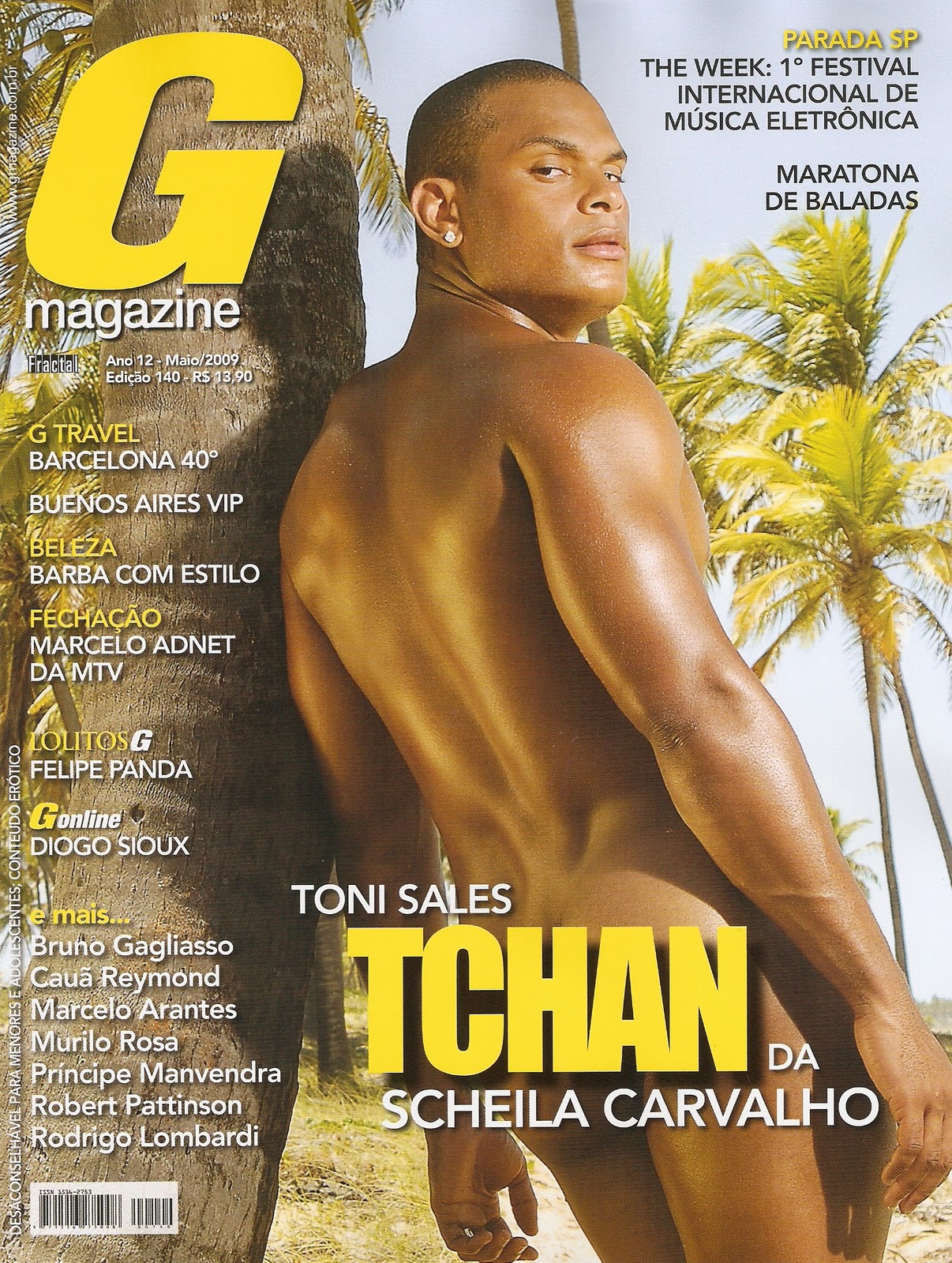 Toni Sales Pelado na revista G Magazine